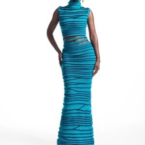 Hanifa Amelia Layered Knit
Dress